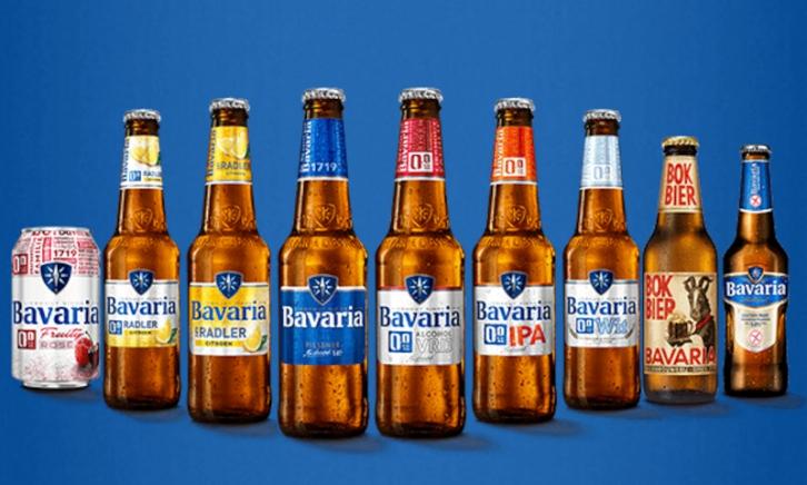 Verschillende Bavaria bieren en radlers Verschillende Bavaria bieren en radlers